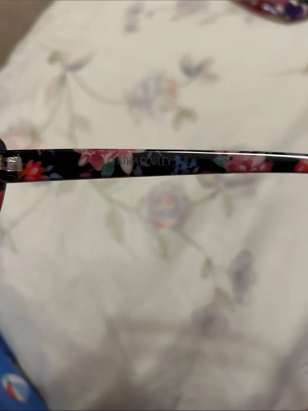 Cynthia Rowley Floral Cat-Eye Sunglasses in Pink, Purple & Green